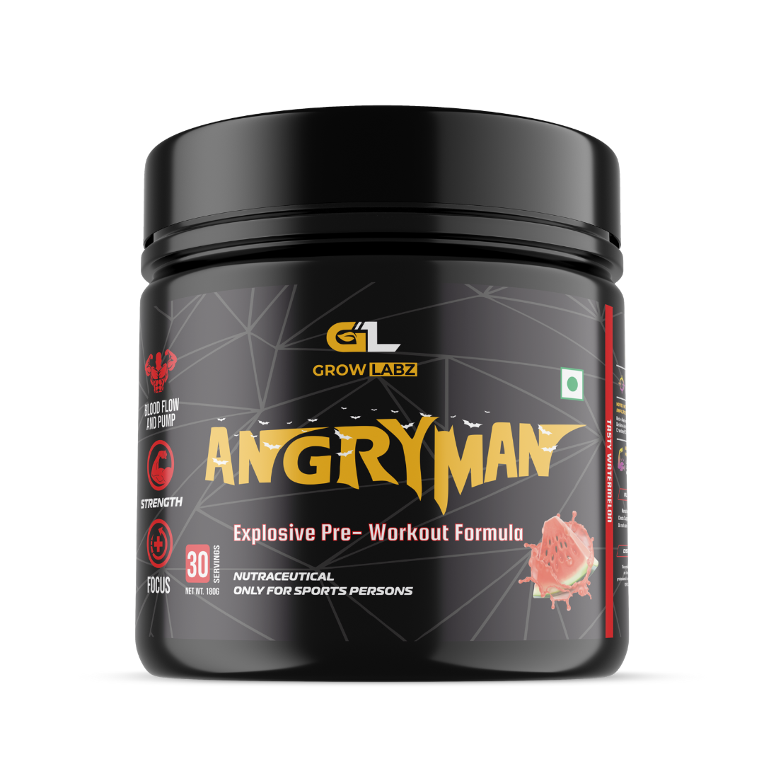 Growlabz Angryman Pre-Workout (EXTREME POTENCY) |