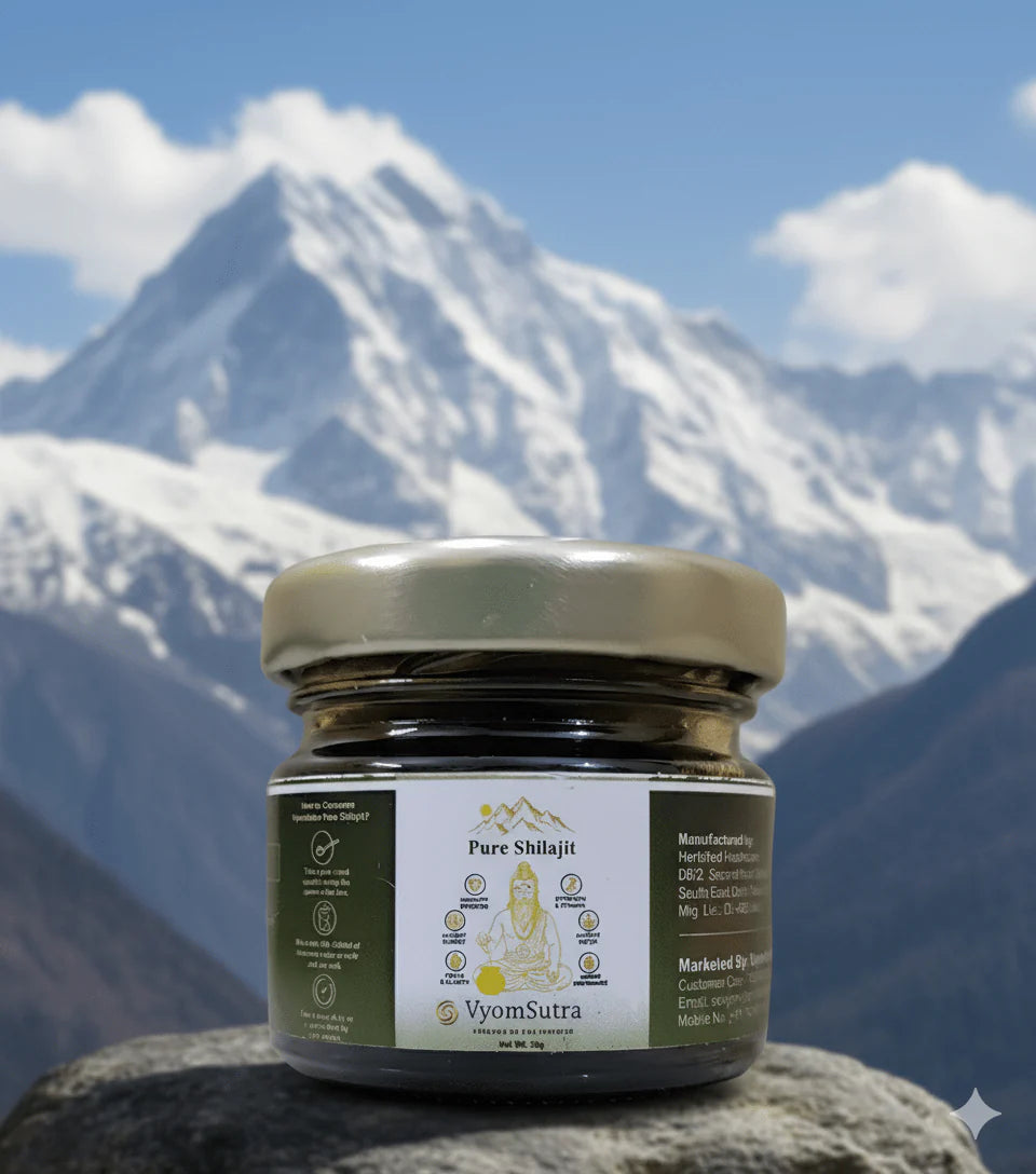 VyomSutra Pure Himalaya Gold Shilajit | 75% Fulvic Acid